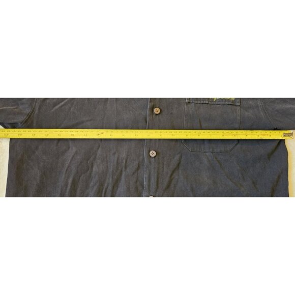 Tommy Bahama Shirt L Side Pocket C.F.O. Silk Embroidered Pool Rack Billiards - Picture 12 of 14